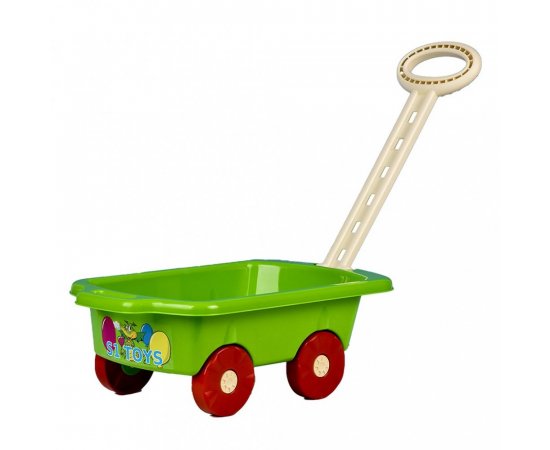 Detský vozík Vlečka BAYO 45 cm zelený