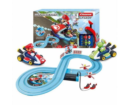 Autodráha Carrera FIRST Nintendo Mario Kart™- Mario and Yoshi 2,4 m