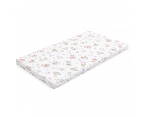 Detský penový matrac New Baby STANDARD 120x60x6 cm koala ružový