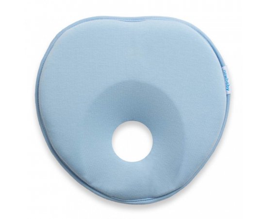 Ergonomický dojčenský vankúšik New Baby BASIC Blue