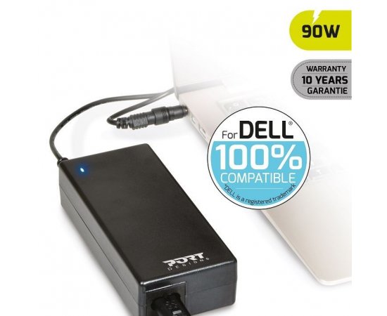 PORT CONNECT DELL 100% napájecí adaptér k notebooku, 19V, 4,74A, 90W, 2x DELL konektor