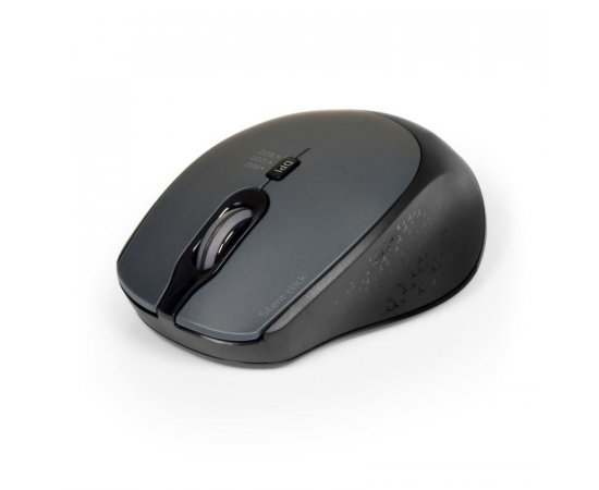 PORT CONNECT SILENT, bezdrátová myš, USB-A/USB-C dongle, 2,4Ghz, 1600DPI, černá