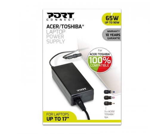 PORT CONNECT ACER/TOSHIBA napájecí adaptér k notebooku 65W (max.90W), 3x Acer/Toshiba konektor