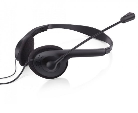 Sandberg PC sluchátka BULK USB headset s mikrofonem, černá