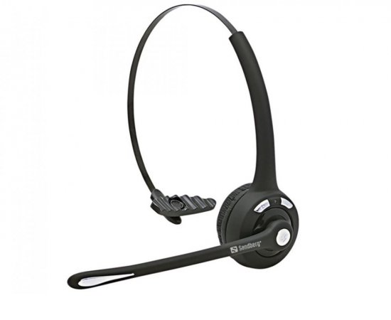 Sandberg PC sluchátka Bluetooth Office headset s mikrofonem, mono, černá
