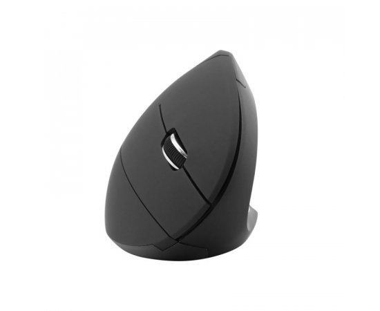 SBOX vertikální bezdrátová myš, 1600dpi, černá (VM-065)