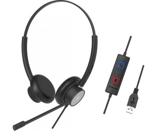 Tellur Wired Headset Voice 320, binaural, USB,  černá