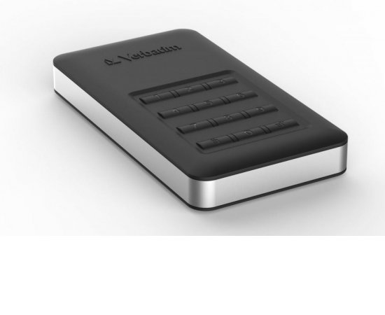 HDD 2.5&amp;quot; 1TB USB 3.1/USB-C, šifrovaný externí disk s numerickou klávesnicí, Store &amp;apos;n&amp;apos; Go Verbatim