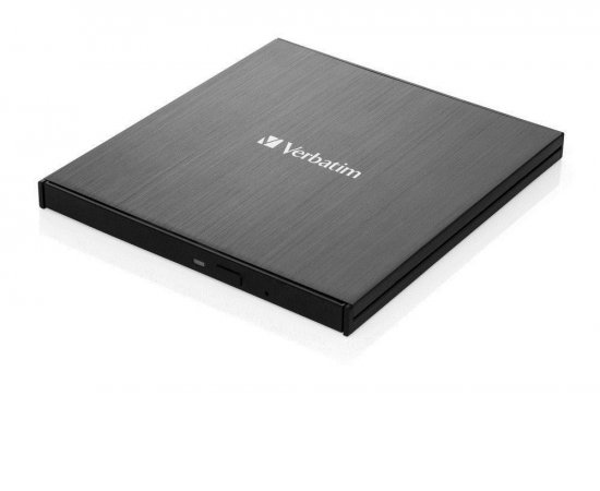 Blu-ray externí Ultra HD 4K Slimline vypalovačka, USB-C, černá, Verbatim