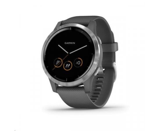 Garmin monitorovací náramek a hodinky vívoactive4 Silver/Gray Band