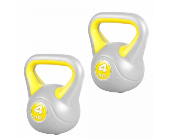 Kettlebell set cementový stylish 8 kg(2 x 4 kg)