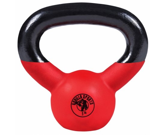 Gorilla Sports pogumovaný  kettle-bell 2-32 kg