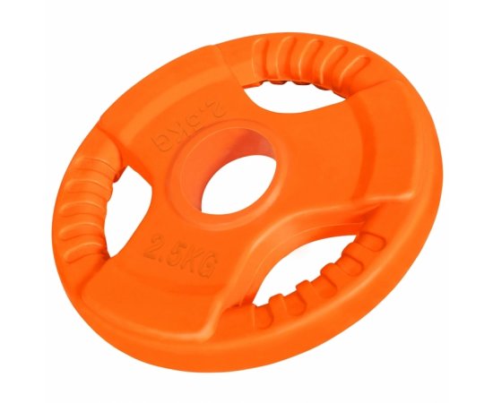 Gorilla Sports liatinový činkový kotúč POGUMOVANÝ GRIP 1.25kg-25 kg 50/51mm