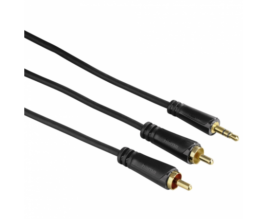 Hama audio kábel jack - 2 cinch, 3*, 10 m