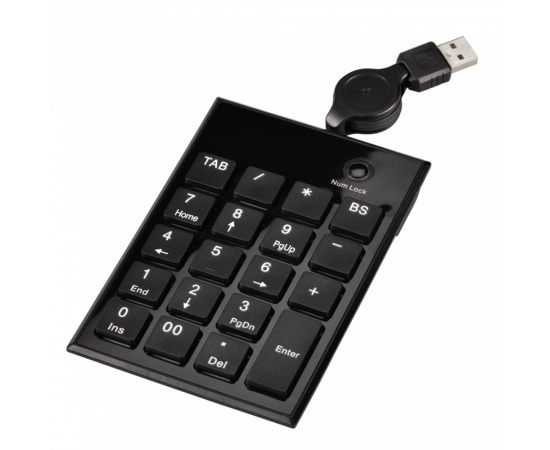 Hama numerická klávesnica SK140 Slimline, čierna