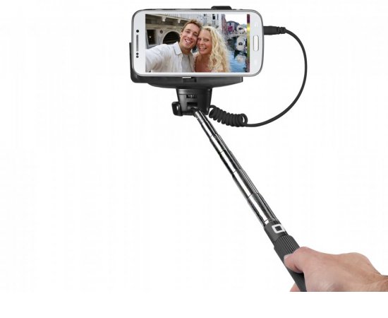 SBS - Selfie tyč 100 cm, čierna