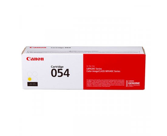 Canon originál toner 054 Y, 3021C002, yellow, 1200str.