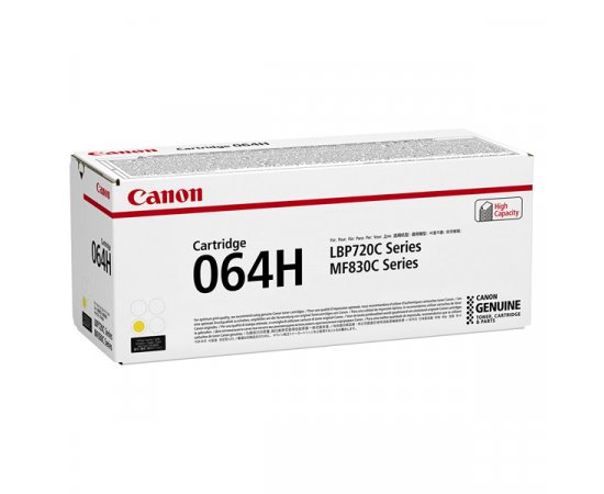 Canon originál toner 064 H Y, 4932C001, yellow, 10500str., high capacity