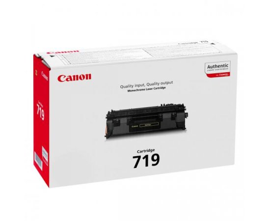 Canon originál toner 719 BK, 3479B002, black, 2100str.