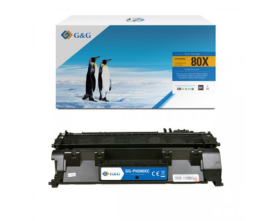 G&amp;G kompatibil. toner s HP CF280X, NT-PH280XC, HP 80X, black, 6900str.