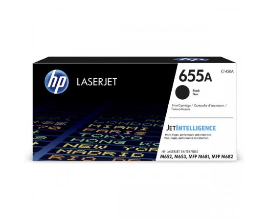 HP originál toner CF450A, HP 655A, black, 12500str.