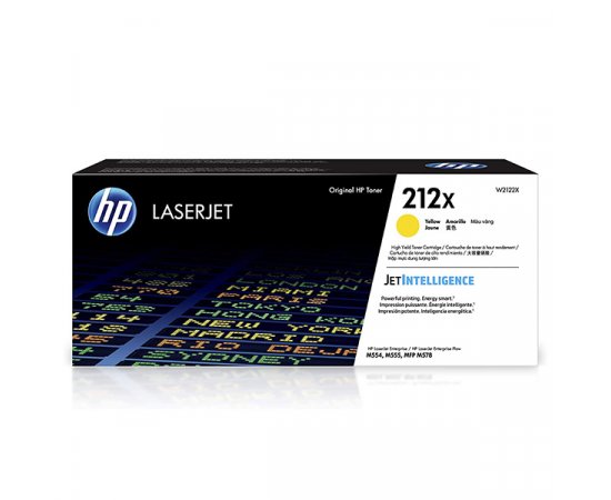 HP originál toner W2122X, HP 212X, yellow, 10000str., high capacity