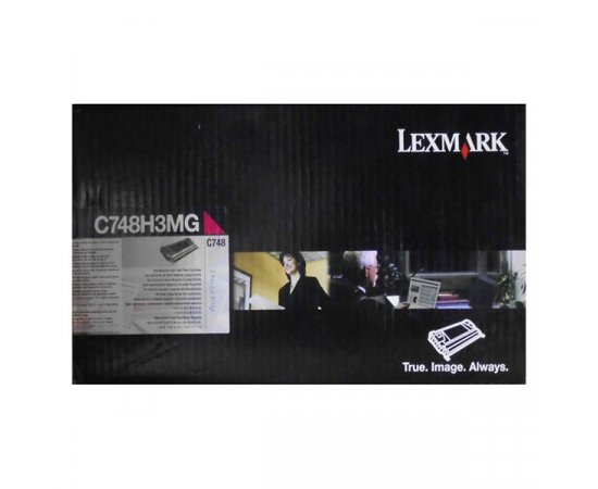 Lexmark originál toner C748H3MG, C748, magenta, 10000str.