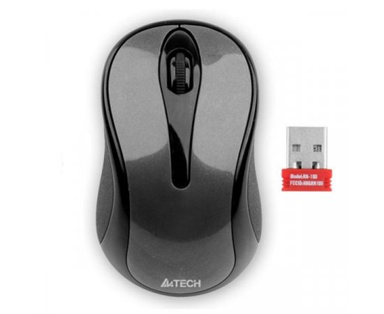 Myš bezdrôtová, A4Tech G3-280N, čierna, optická, 1000DPI
