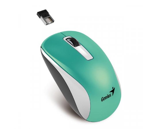 Myš bezdrôtová, Genius NX-7010, tyrkysová, optická, 1200DPI