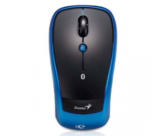 Myš bezdrôtová, Genius Traveler 9005BT, čierno-modrá, optická, 1200DPI