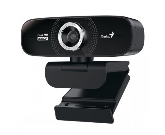Genius Full HD Webkamera FaceCam 2000X, 1920x1080, USB 2.0, čierna, Windows 7 a vyšší, FULL HD, 30 FPS