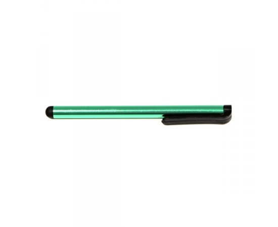 Dotykové pero, kapacitné, kov, tmave zelené, pre iPad a tablet