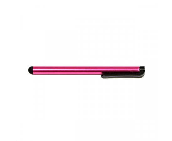 Dotykové pero, kapacitné, kov, tmavo ružové, pre iPad a tablet
