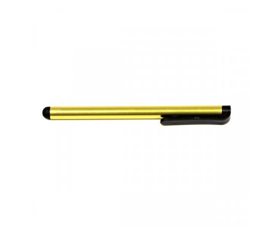 Dotykové pero, kapacitné, kov, žlté, pre iPad a tablet