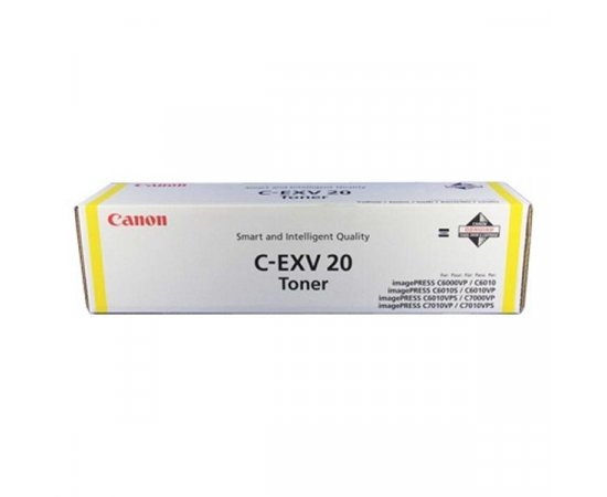 Canon originál toner C-EXV20 Y, 0439B002, yellow, 35000str.
