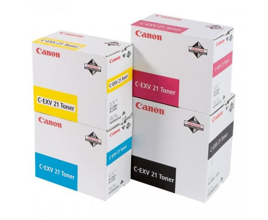 Canon originál toner C-EXV21 C, 0453B002, cyan, 14000str., 260g