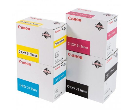 Canon originál toner C-EXV21 Y, 0455B002, yellow, 14000str., 260g