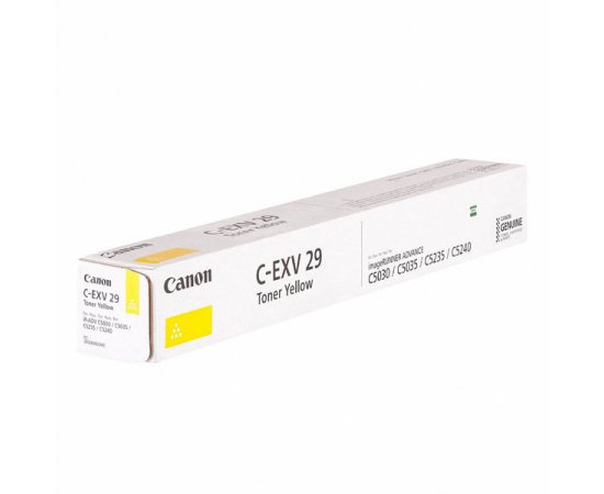 Canon originál toner C-EXV29 Y, 2802B002, yellow, 27000str.