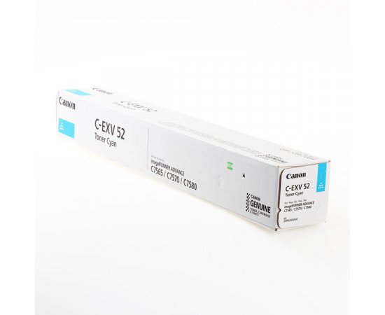 Canon originál toner C-EXV52 C, 0999C002, cyan, 66500str.