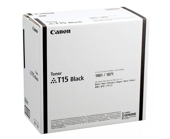 Canon originál toner T15 BK, 5818C001, black, 42000str.