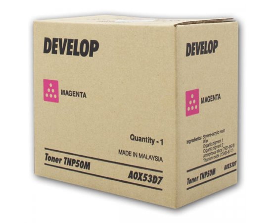 Develop originál toner A0X53D7, TNP-50M, magenta, 5000str.