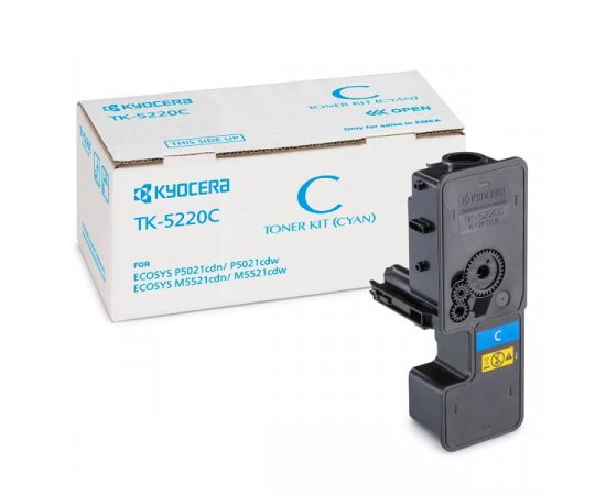 Kyocera originál toner TK-5220C, 1T02R9CNL1, cyan, 1200str.