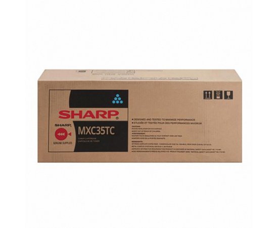 Sharp originál toner MX-C35TC, cyan, 6000str.