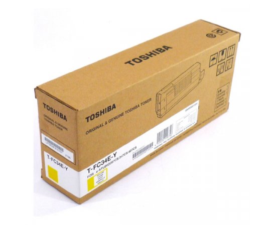 Toshiba originál toner T-FC34EY, 6A000001525, yellow, 11500str.