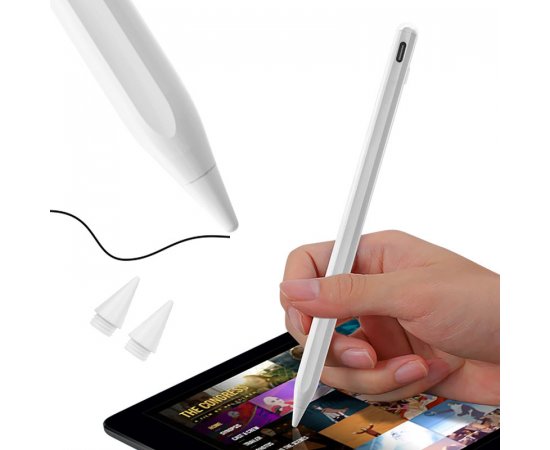 White iPad pencil Gen 2 Active Stylus Pen