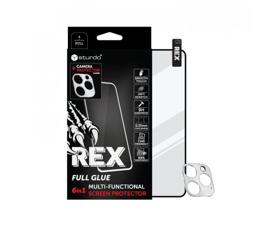 iPhone 13 Pro Sturdo REX pack FULL GLUE+sklo na foto.