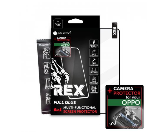 Oppo  A98 5G Sturdo REX 6in1 FULL GLUE+Camera