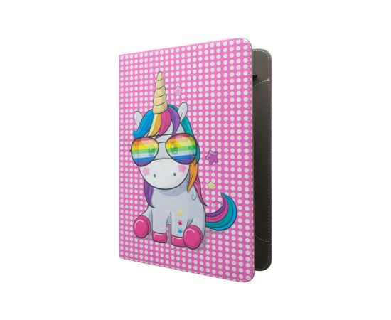 Univerzálne 9-10 tabletové puzdro Rainbow Unicorn