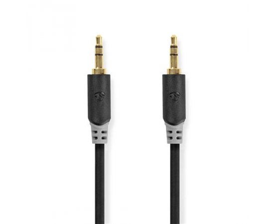 NEDIS ND-CABW22000AT10 STEREO AUDIO KABEL, 3,5MM, ZASTRCKA, 3,5MM ZASTRCKA, POZLATENA, 1M