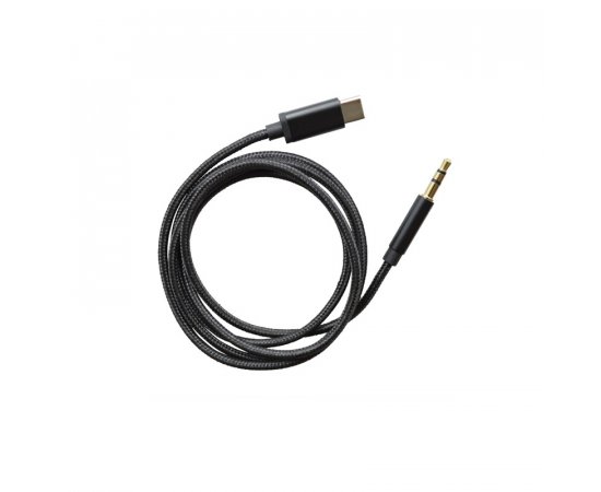 MOBILNET DAD-0088-3.5-TYPEC CIERNY TYPE C - 3,5MM JACK AUDIO KABEL (E)